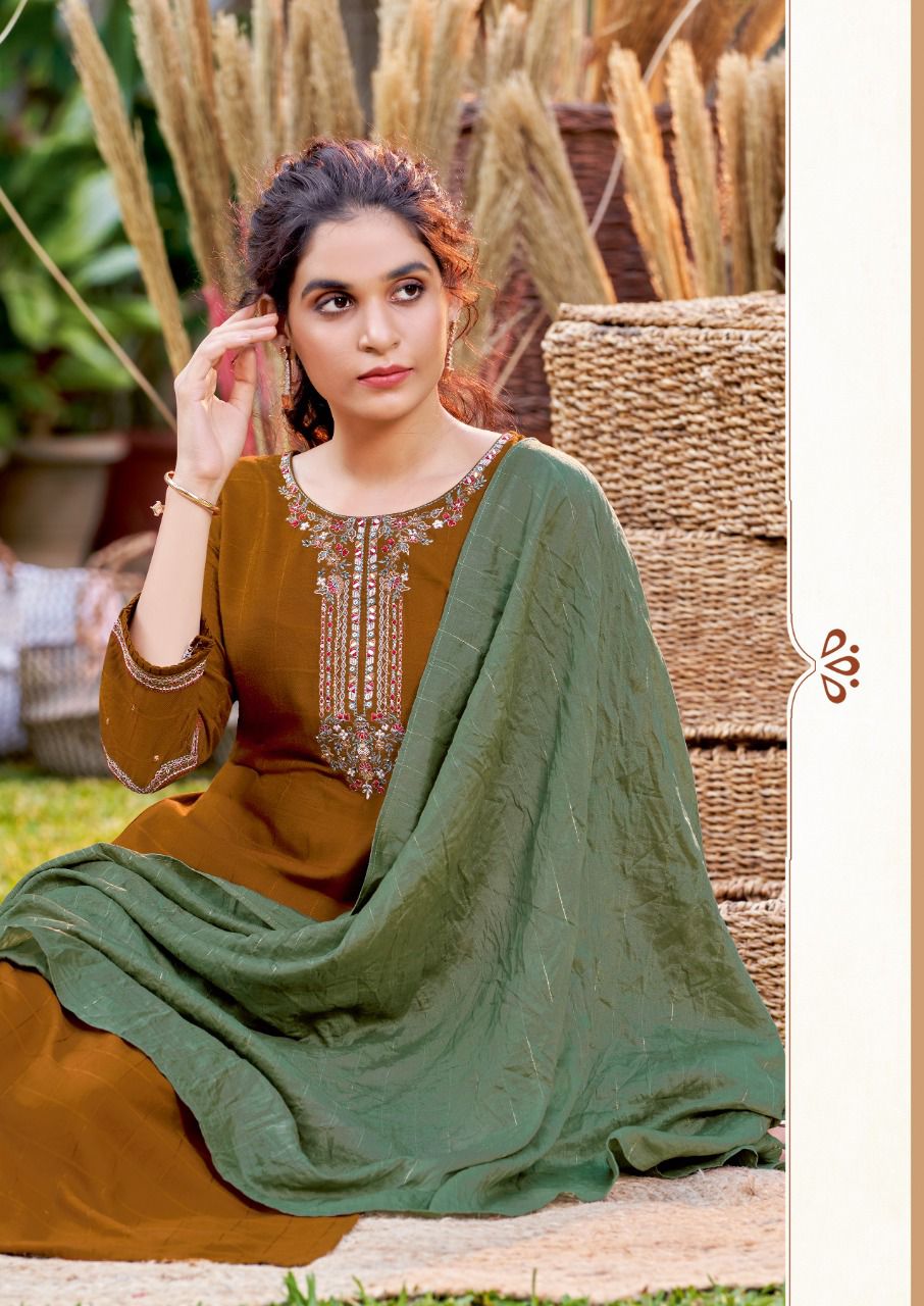 Koodee Bitu 1 New Fancy Exclusive Wear Kurti Pant With Dupatta Readymade Collection